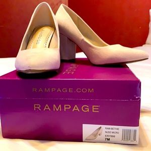 Rampage size 7 nude micro heel